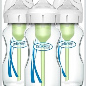 Natural Flow Baby Bottles - Green